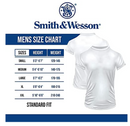 Smith & Wesson® Stacked Logo Men's Short Sleeve Tee - Nickel Heather