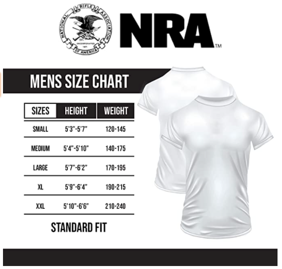 NRA® Veteran Land of the Free, Home of the Brave Premium Tee in Black