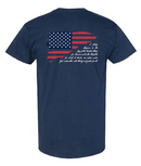 Kick Brass - Pledge of Allegiance Premium Tee in Navy