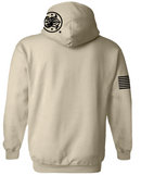 Smith & Wesson® Pullover Hoodie with Logo & US Flag in Desert Sand