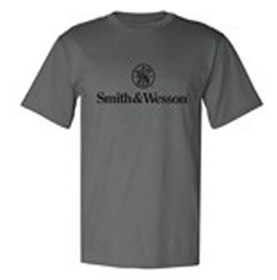 Smith & Wesson® Authentic Logo Tee in Granite Gray
