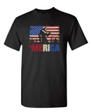 'Merica Sasquatch Patriotic Tee – Black