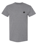 International Harvester® Dog on Tractor  Short Sleeve T-Shirt Nickel Heather