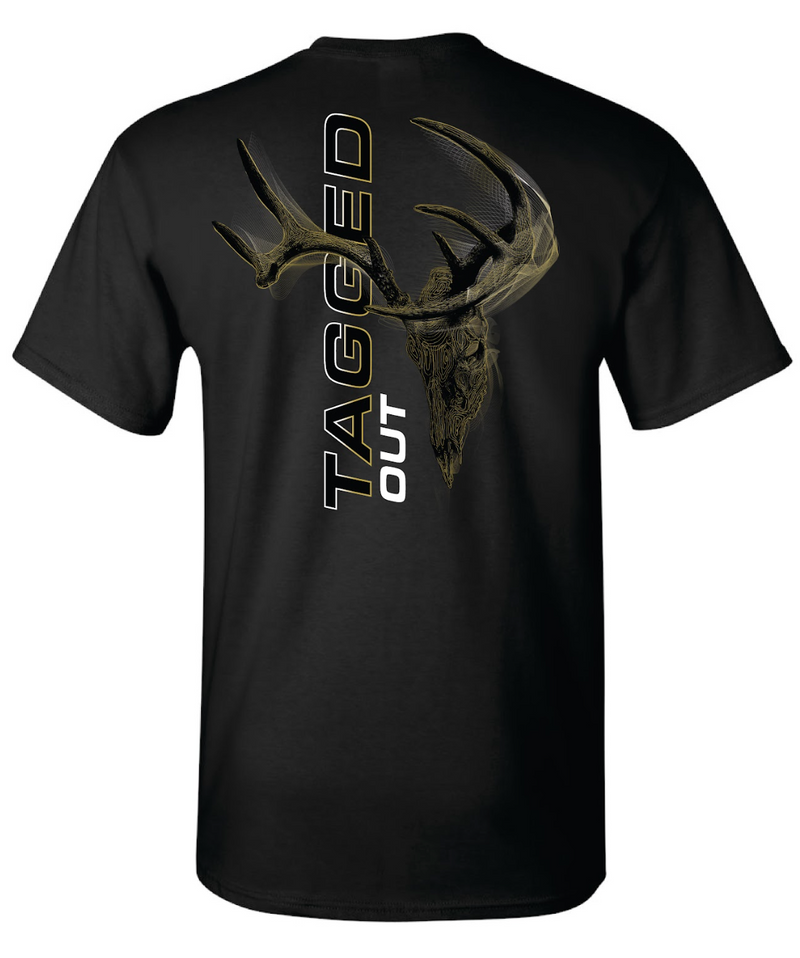 Hook & Trigger - Tagged Out Deer X-Ray Premium Tee in Black