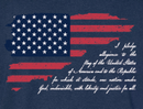 Kick Brass - Pledge of Allegiance Premium Tee in Navy