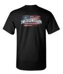 Smith & Wesson® Distressed Flag Premium Tee in Black