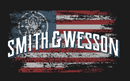 Smith & Wesson® Distressed Flag Premium Tee in Black