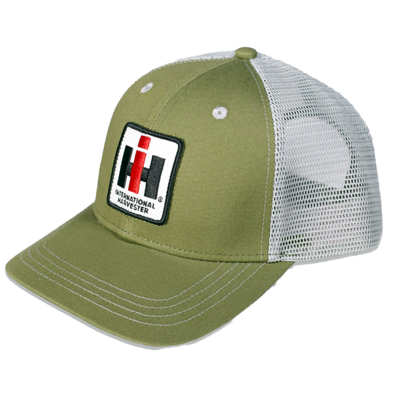 IH® INTERNATIONAL HARVESTER® Green and Grey Trucker Cap