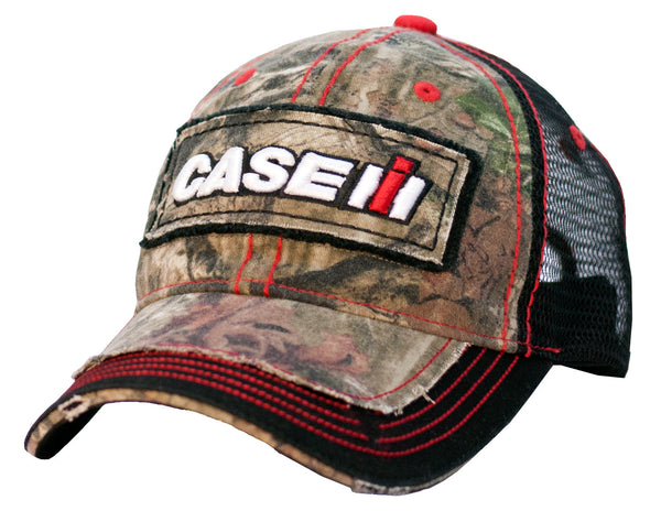 CASE IH® Youth Distressed Camo Mesh Back Hat