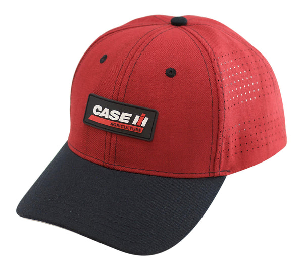 CASE IH® Two Tone 6-Panel Rubber Logo Cap with Vented Rear Panels