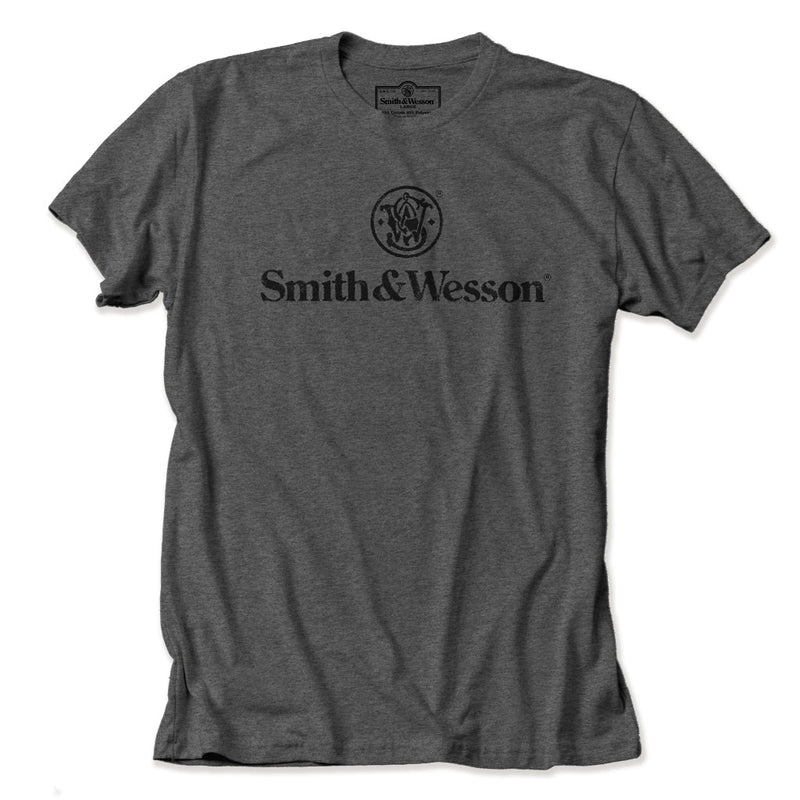 Smith & Wesson® Distressed Logo Men's Premium Tee Shirt