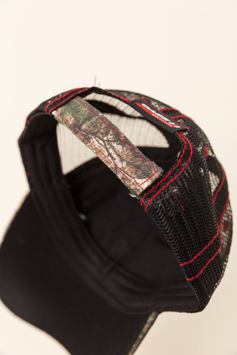 CASE IH® Youth Distressed Camo Mesh Back Hat
