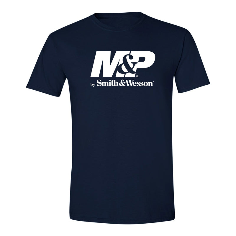M&P by Smith & Wesson® Men's Authentic Logo Short Sleeve Tee in Navy