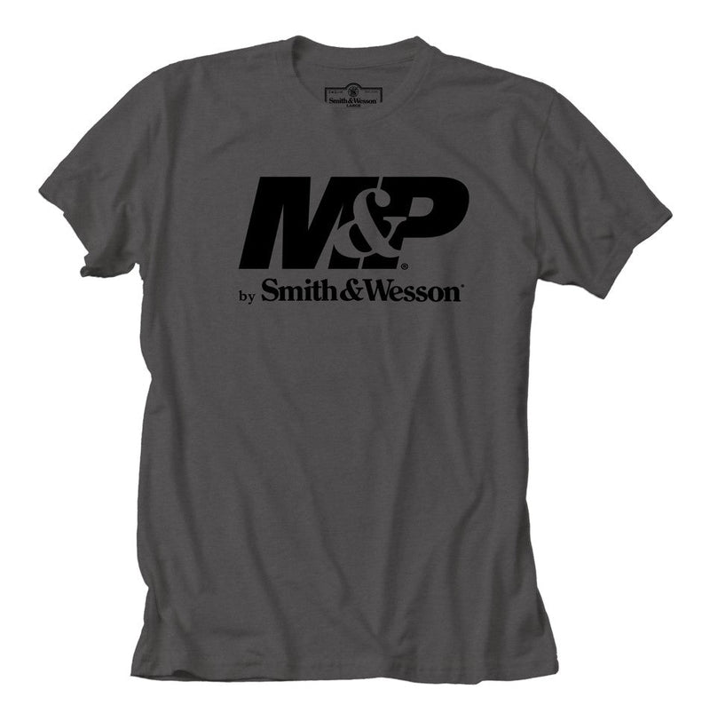 M&P by Smith & Wesson® Men's Authentic Logo Short Sleeve Tee in Granite Grey