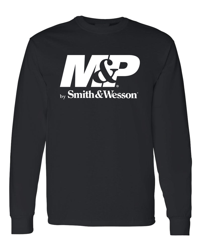 M&P® by Smith & Wesson® Long Sleeve Logo Tee Shirt in Black