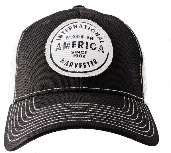 International Harvester® Men's Two-Tone Black & White Flex Fit Cap