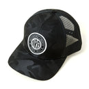 NRA® Dark Camo Trucker Circle Patch Cap
