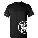 Smith & Wesson® Crewneck Wrap-Around Logo Short Sleeve Tee in Black