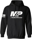 M&P® by Smith & Wesson® Pullover Hoodie with Logo & US Flag in Black
