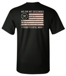 Kick Brass - We Are Not Descended From Fearful Men Premium Tee in Black