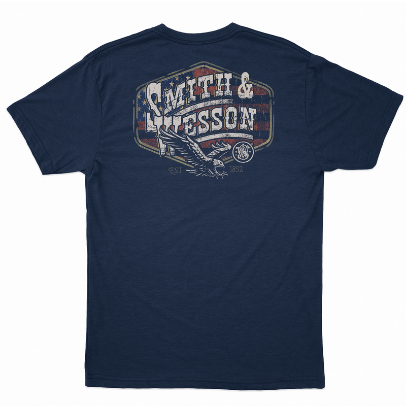 Smith & Wesson® Eagle Flag Buckle Men's Premium Short Sleeve Tee