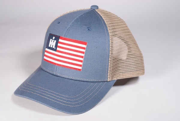 International Harvester® Two-Tone USA Flag Trucker Cap