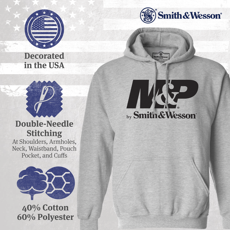 M&P® by Smith & Wesson® Pullover Hoodie in Athletic Heather