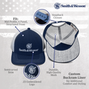 Smith & Wesson® Two-Tone Royal Blue & White Trucker