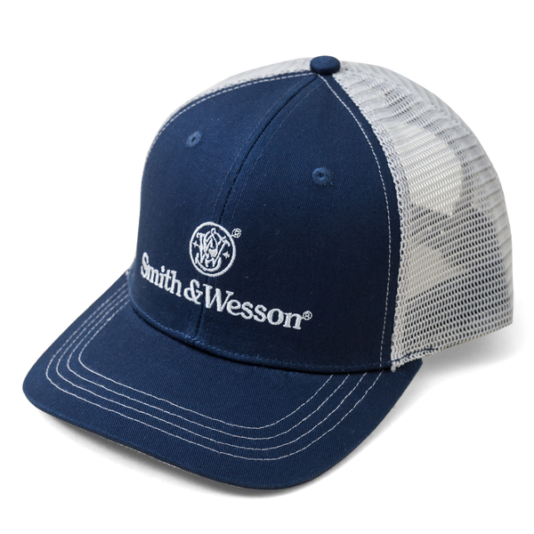 Smith & Wesson® Two-Tone Royal Blue & White Trucker