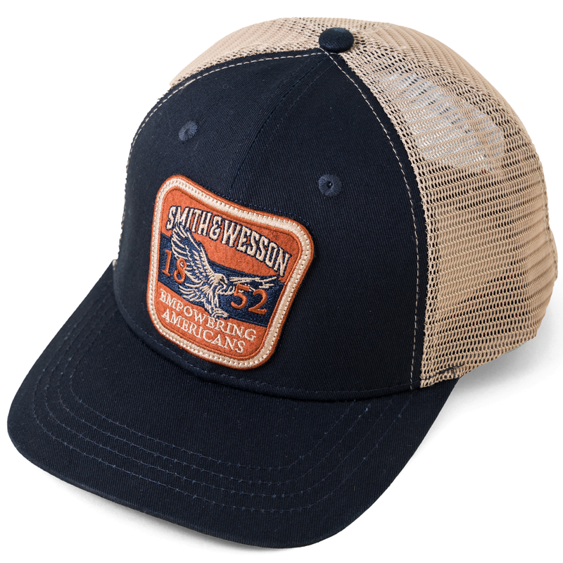 Smith & Wesson®  Empowering Americans Eagle Patch Navy Trucker Cap