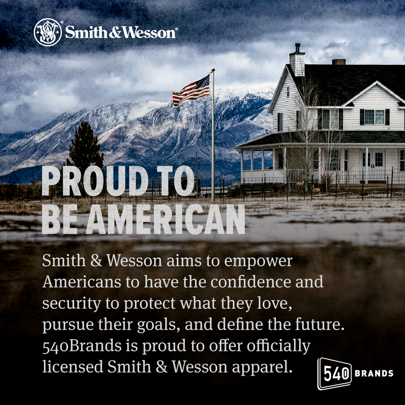 Smith & Wesson® Original Trade Mark Emblem Logo Short Sleeve Tee in Black