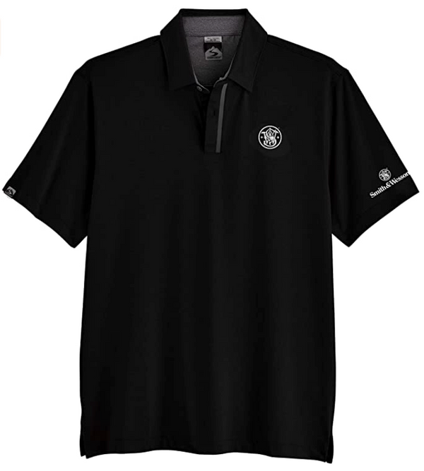 Smith & Wesson® Men's Performance Polo in Black