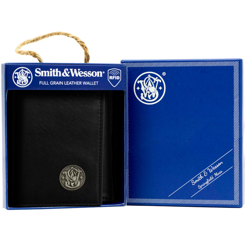 Smith & Wesson® Genuine Leather Trifold Wallet