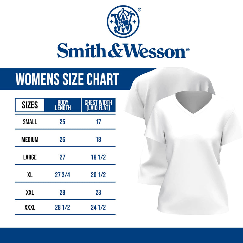 Women's Smith & Wesson® Confident and Empowered Premium Tee in Granite Grey
