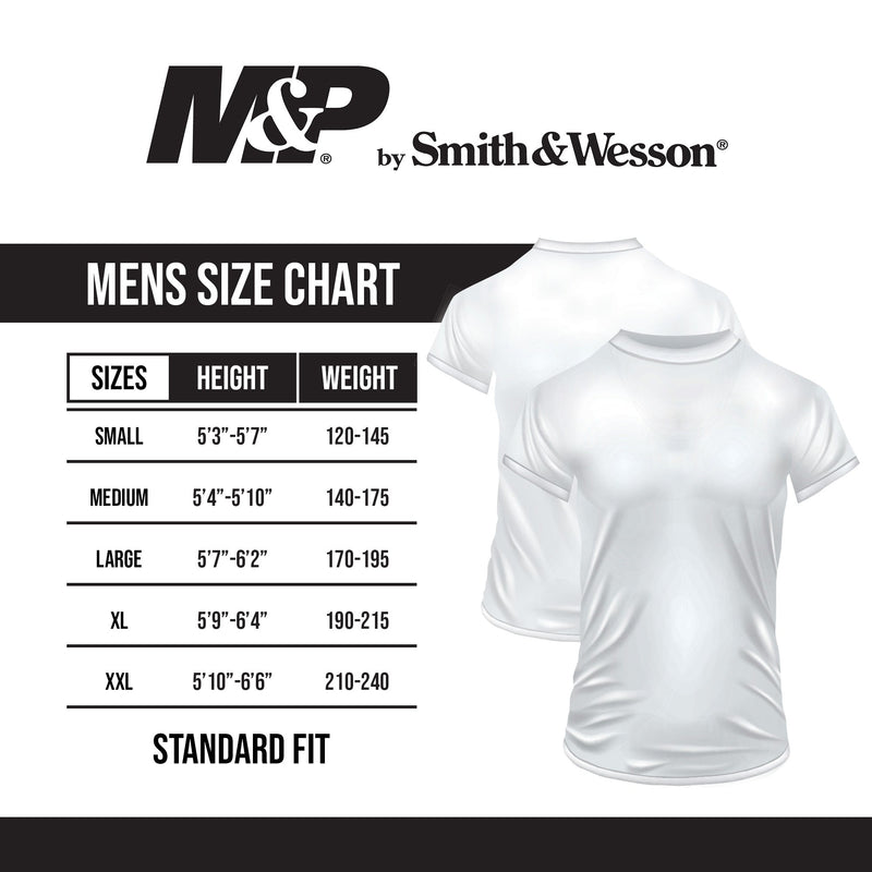 M&P by Smith & Wesson® Men's Authentic Logo Short Sleeve Tee in Black