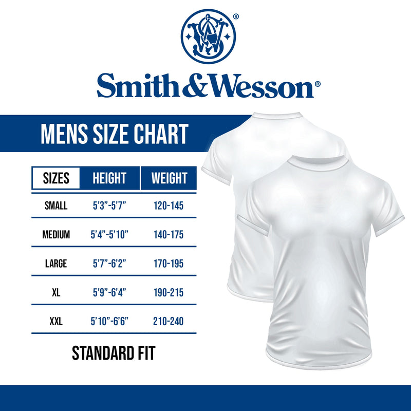 Smith & Wesson® Tin Garage Sign Men's Tee in Denim Heather
