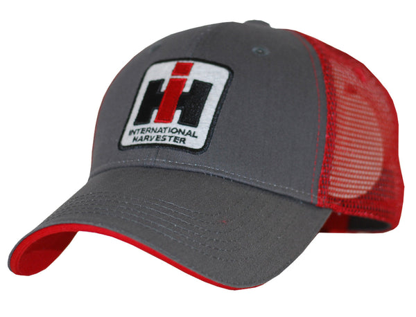 International Harvester® Red and Grey Two-Tone Trucker Cap